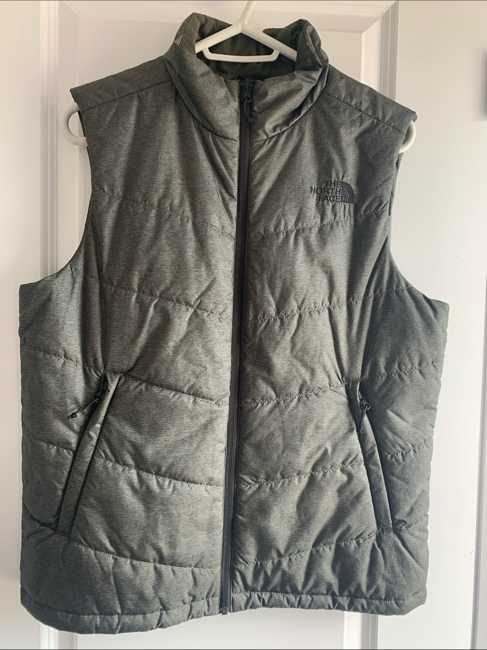 The North Face Junction Men's Olive Green Quilted Puffer Vest